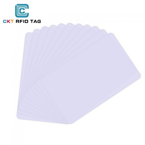 White Blank Printable Hard PVC Employee Portrait Hologram School Smart RFID NFC ID Card