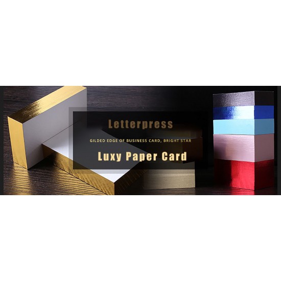 Painted Full Color Edge Black Business Card High Quality Free Design Card