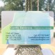 Thickness Transparent Card Frosted Fnishing White Opaque Printing