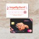 Loyalty Card For Eyeash Extensions Custom Business Card For Beauty Industry