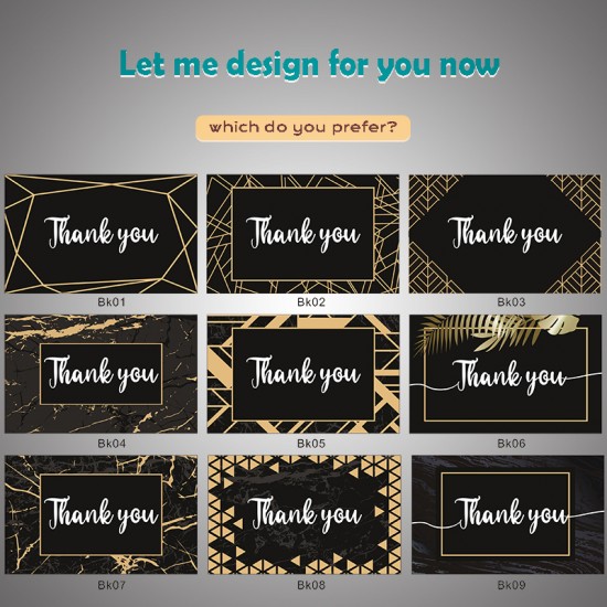 Brown Business Card Paper Free Design Thank You Card Message Card Fast Shipping