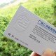 White Cotton Thick Paper Cheap Business Cards Blank Embossing 200pcs