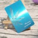 Brushed Blue Metal Business Cards Wholesale Maker Thank You Cards