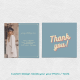 Custom Thank You Card Printable Free Design Business Card For Beauty Industry
