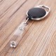 New Retractable Badge Reel Recoil ID Badge Name Tag Key Card Holder